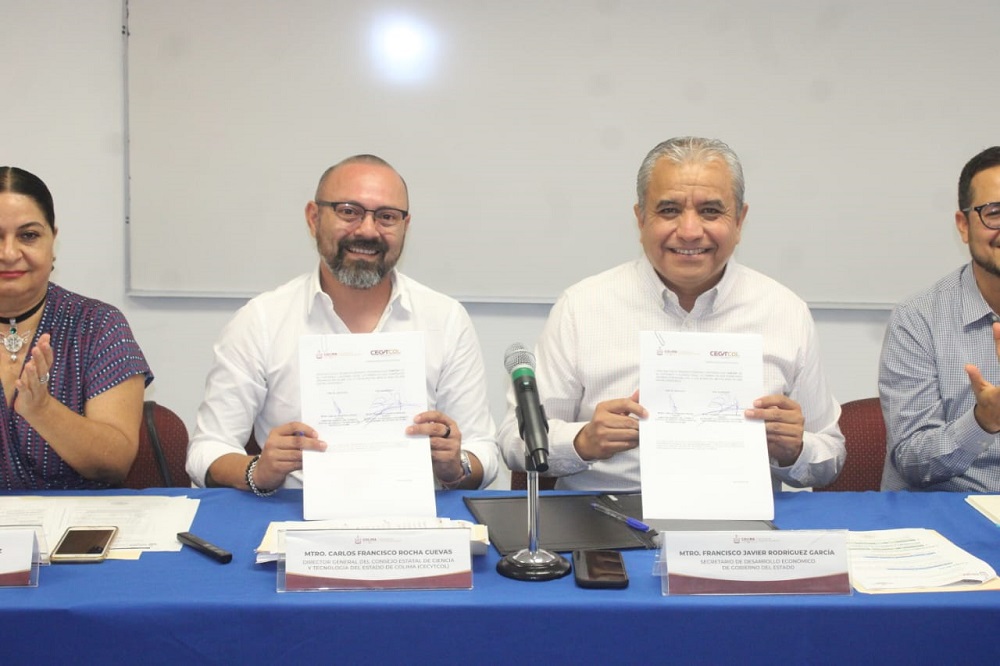 Impulsan Sedeco y Cecytcol el desarrollo económico de Colima, a través de la ciencia, tecnología e innovación