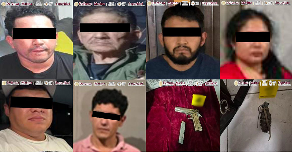 En operaciones simultáneas en Michoacán se detuvo a seis personas relacionadas con extorsiones y secuestros, dos de ellos líderes de grupo criminal