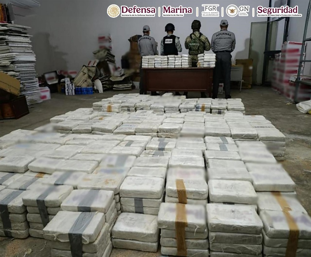 En Chiapas, elementos del Gabinete de Seguridad impidieron el traslado de más de una tonelada de cocaína