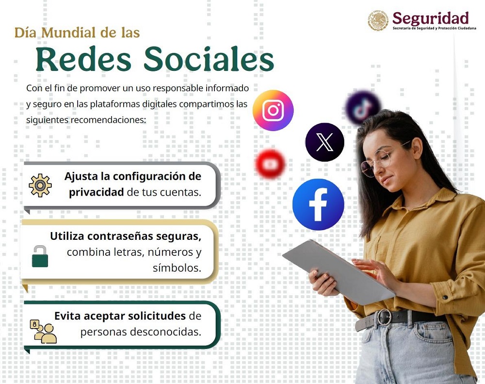 La SSPC emite recomendaciones de seguridad en el Día Mundial de las Redes Sociales