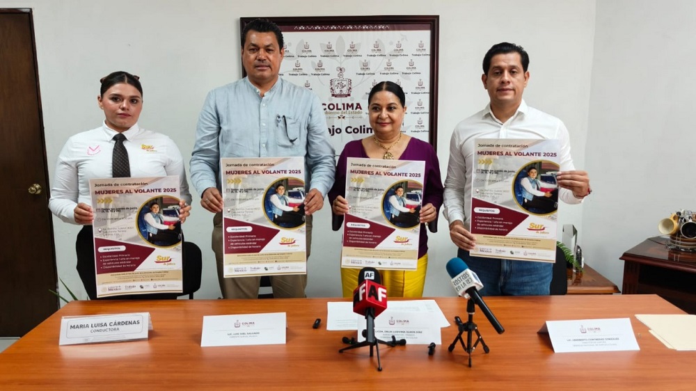 Gobierno del Estado de Colima impulsa inclusión laboral con contratación de ‘Mujeres al Volante’