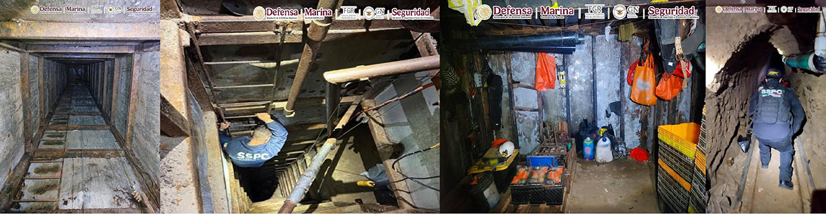 En Baja California, tras ejecutar orden de cateo fue inhabilitado túnel que conectaba con EUA