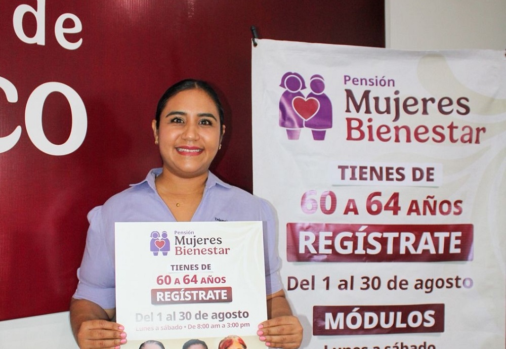 Del 1 al 30 de agosto, registro de mujeres de 60 a 64 años a la Pensión Mujeres Bienestar: Rosario Silva