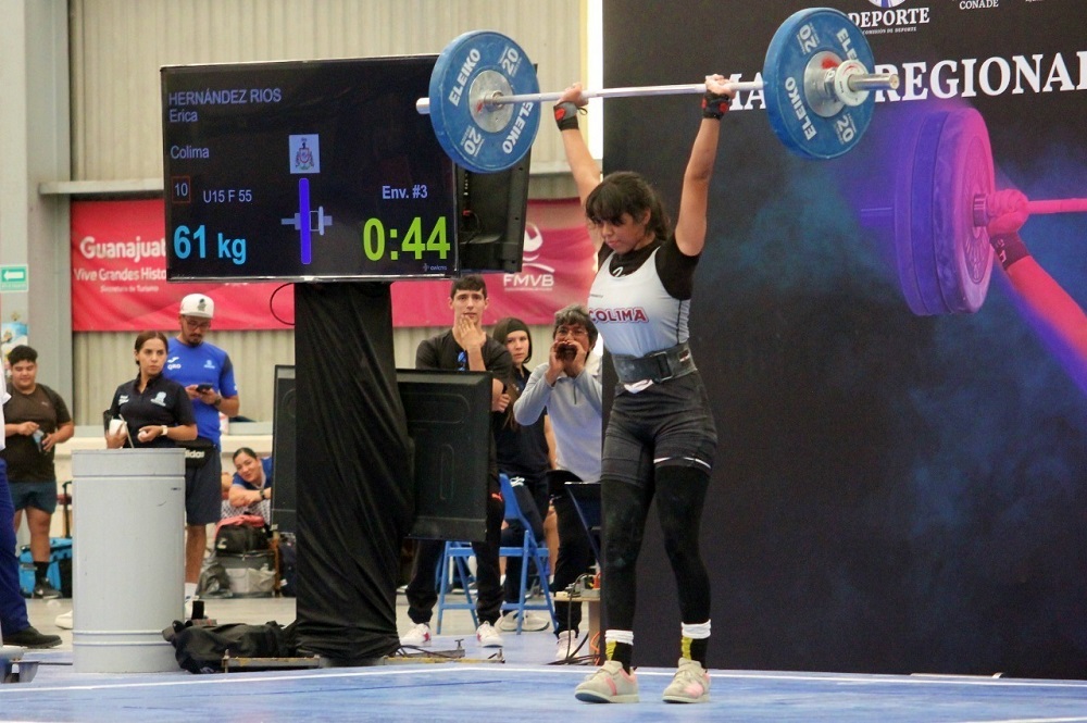 Colima abre participación este lunes en halterofilia de la Olimpiada Nacional Conade, en Jalisco