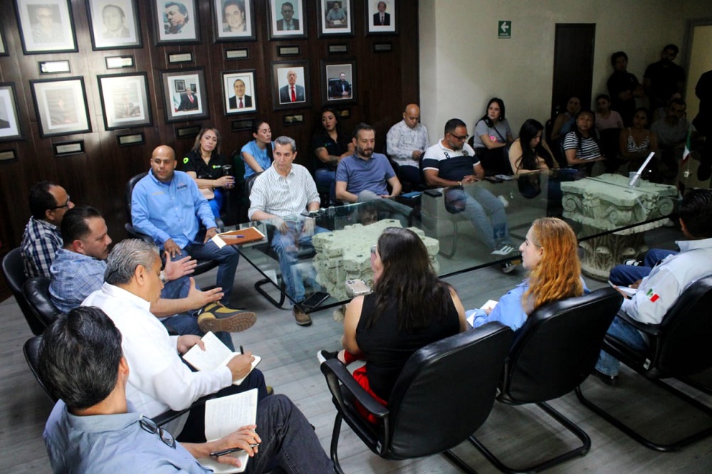 Gobierno del Estado de Colima impulsa coordinación con Sector Comercio ante obras en Tercer Anillo