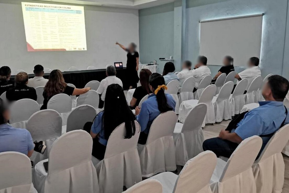 SSP Colima imparte charlas sobre prevención del delito entre el sector empresarial