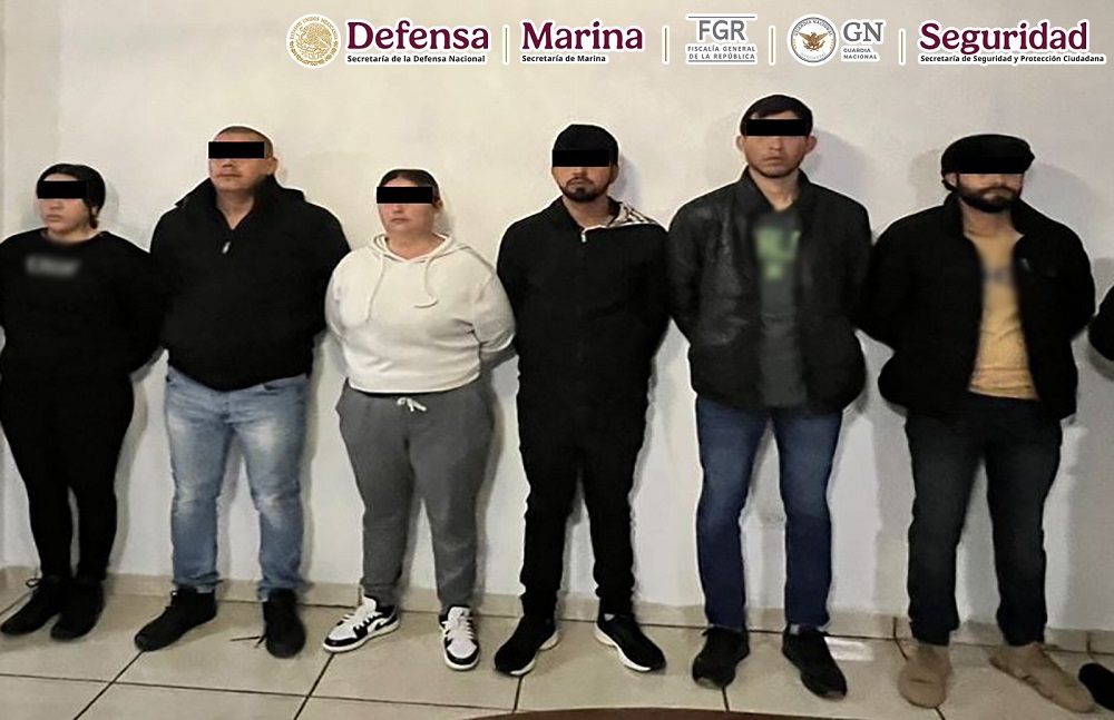 En un cateo fueron detenidas en Baja California seis personas con drogas, armas y vehículos por autoridades federales