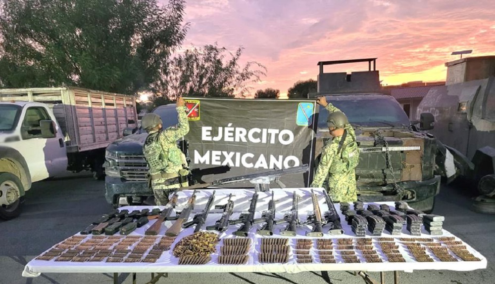Gabinete de Seguridad Federal continúa con detenciones, cateos, aseguramiento de armas y drogas en diferentes partes del país