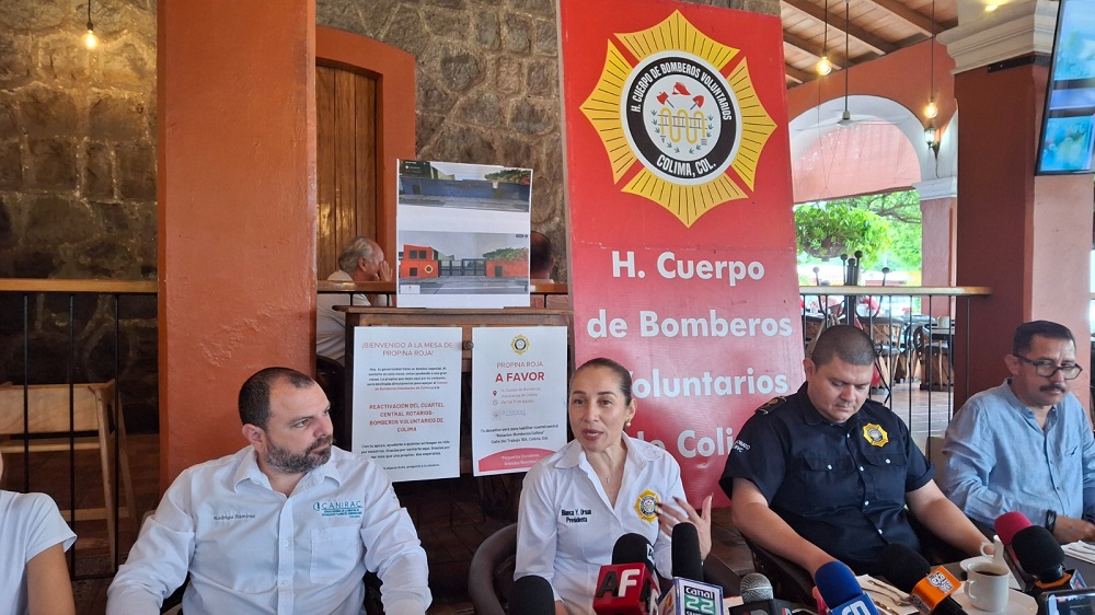 Anuncian colecta ‘Propina Roja’ para reactivar el Cuartel Central de Bomberos Voluntarios de Colima
