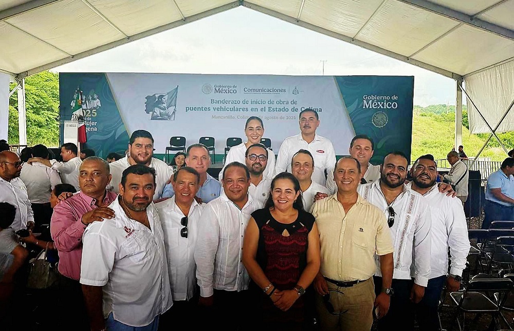 CANACINTRA Colima respalda obras de infraestructura anunciadas por la Presidenta Claudia Sheinbaum