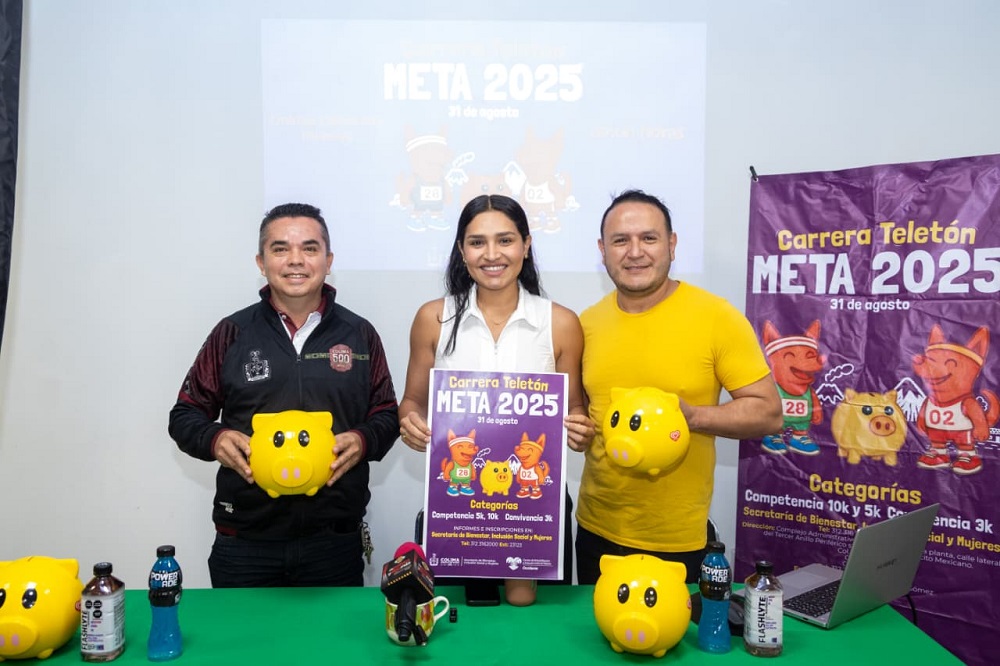 Gobierno del Estado invita a la carrera Teletón, para contribuir a tener un CRIT en Colima