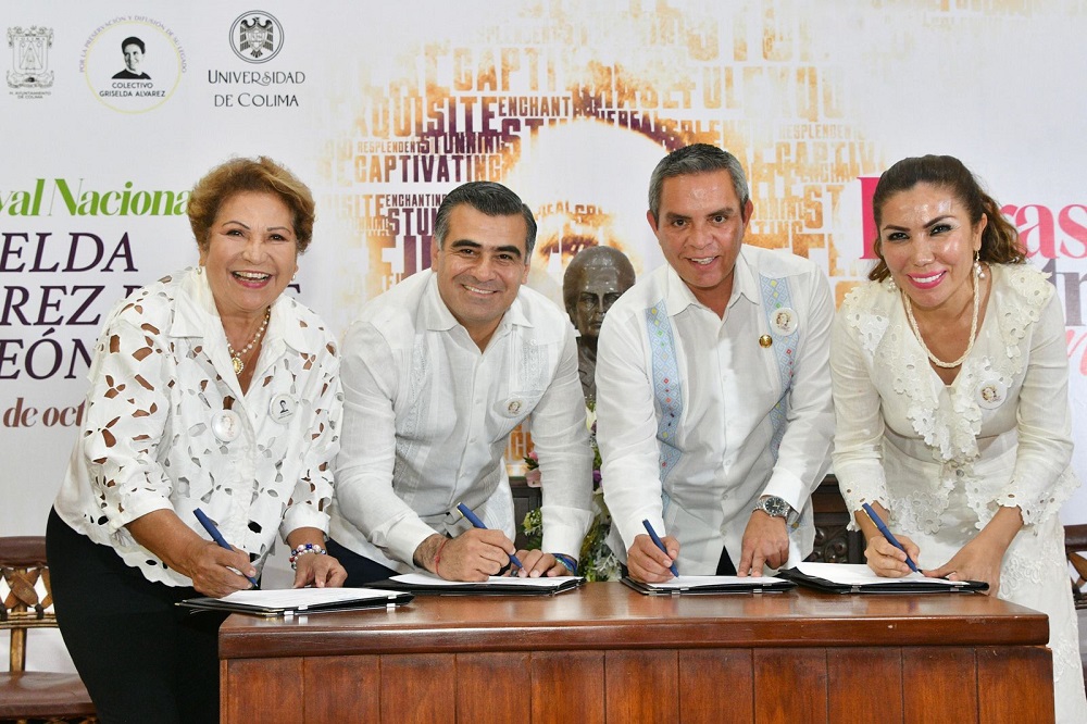 Presentan Ayuntamiento de Colima, Universidad de Colima y Colectivo Griselda Álvarez el Primer Festival Nacional en honor a Griselda Álvarez Ponce de León