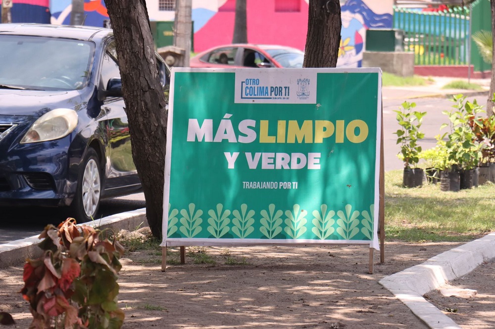 El alcalde Riult Rivera, destaca los avances que registra el programa Colima Verde y Vivo