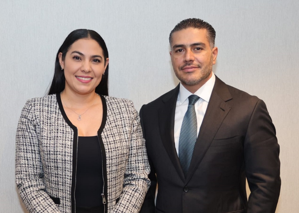 Indira Vizcaíno y García Harfuch revisan avances de la Estrategia Nacional de Seguridad en Colima