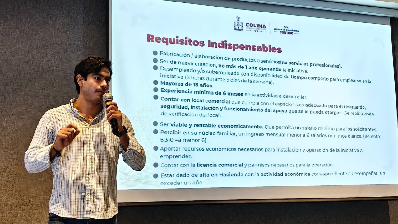 Gobierno de Indira Vizcaíno impulsa el autoempleo y fortalece nuevos negocios en Colima