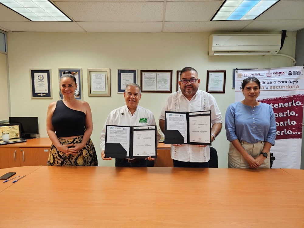 IEEA y UTEM hacen sinergia; universitarios impulsarán alfabetización y combatirán rezago educativo en Colima