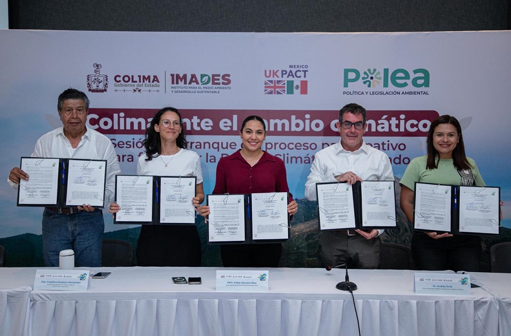 Indira Vizcaíno inicia proceso participativo para fortalecer a Colima ante el Cambio Climático