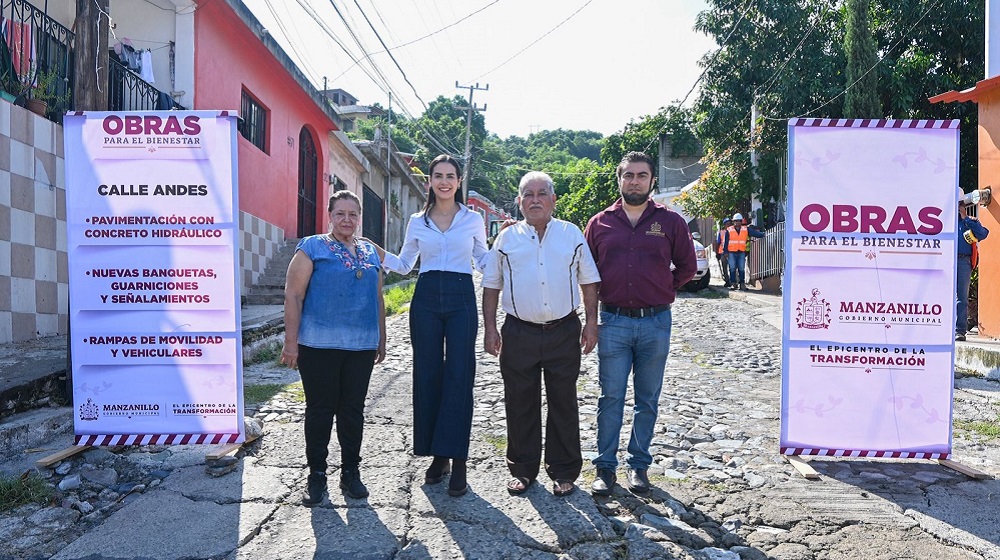 Rosi Bayardo cumple a las familias de Bellavista: inicia rehabilitación de la calle Los Andes