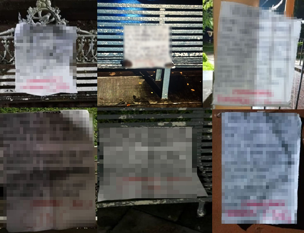 Seis cartulinas más son localizadas esta noche de viernes en la zona conurbada Colima-Villa de Álvarez