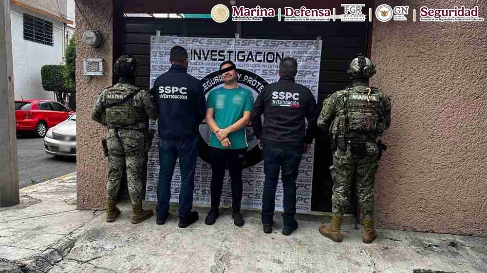 Detienen en CDMX hombre buscado por autoridades de Estados Unidos y Guatemala