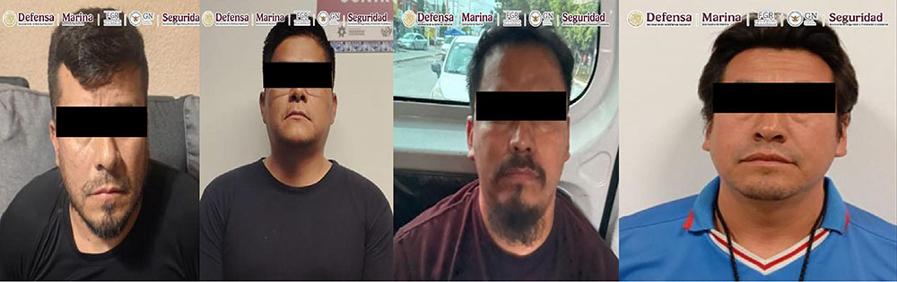 Detienen en Puebla a cuatro expolicías vinculados con el crimen organizado