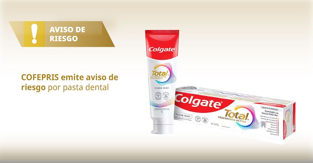 Salud Colima recomienda suspender uso de crema dental específica
