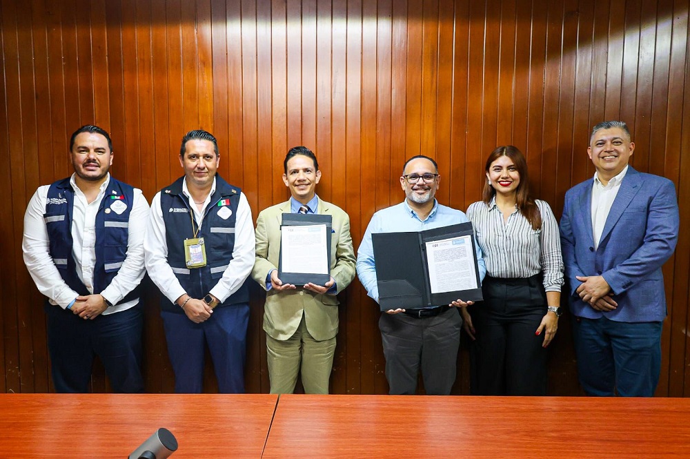 FGE Colima firma convenio con el Instituto Jalisciense de Ciencias Forenses