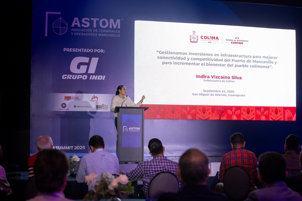 Indira: Manzanillo es un buen lugar para invertir por obras generadas, coordinación entre los tres órdenes de gobierno y salarios dignos