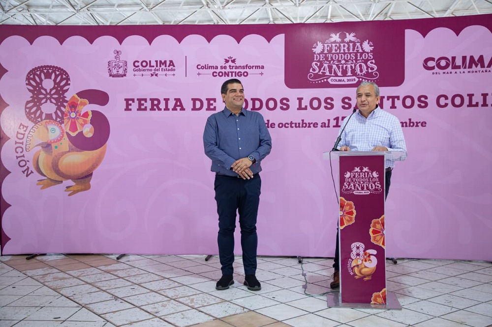 Sedeco e Iffecol presentan cartel oficial de la Feria de Todos los Santos Colima 2025 y cartelera del Palenque