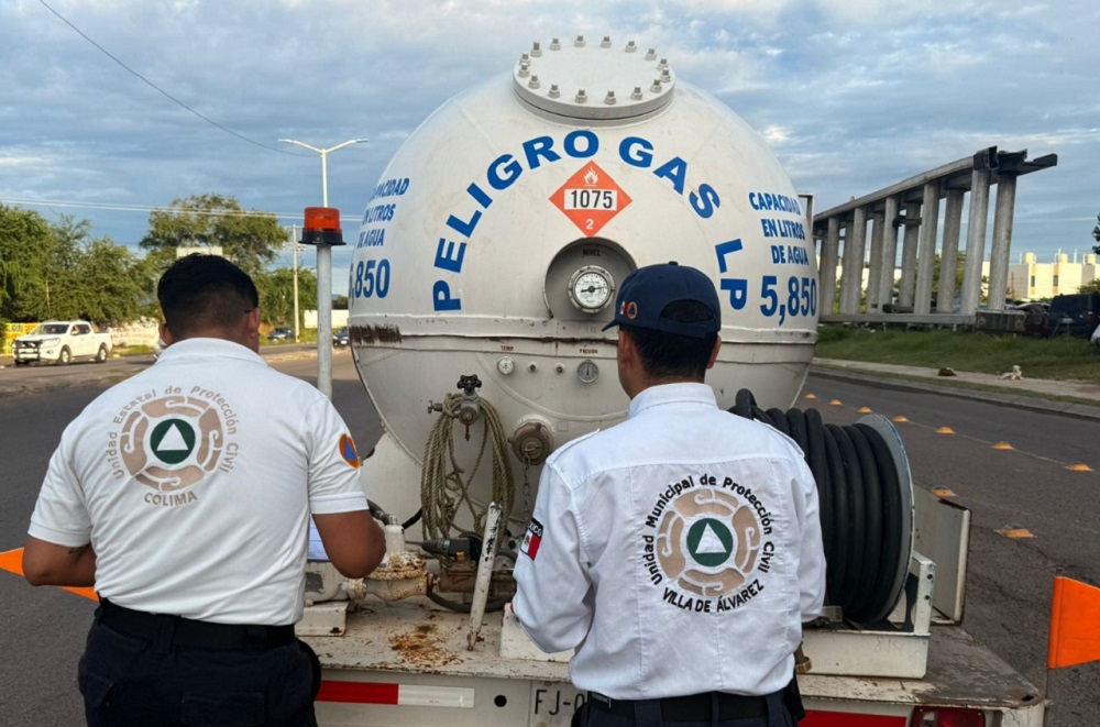 Realiza UEPC Colima inspección a vehículos distribuidores de gas