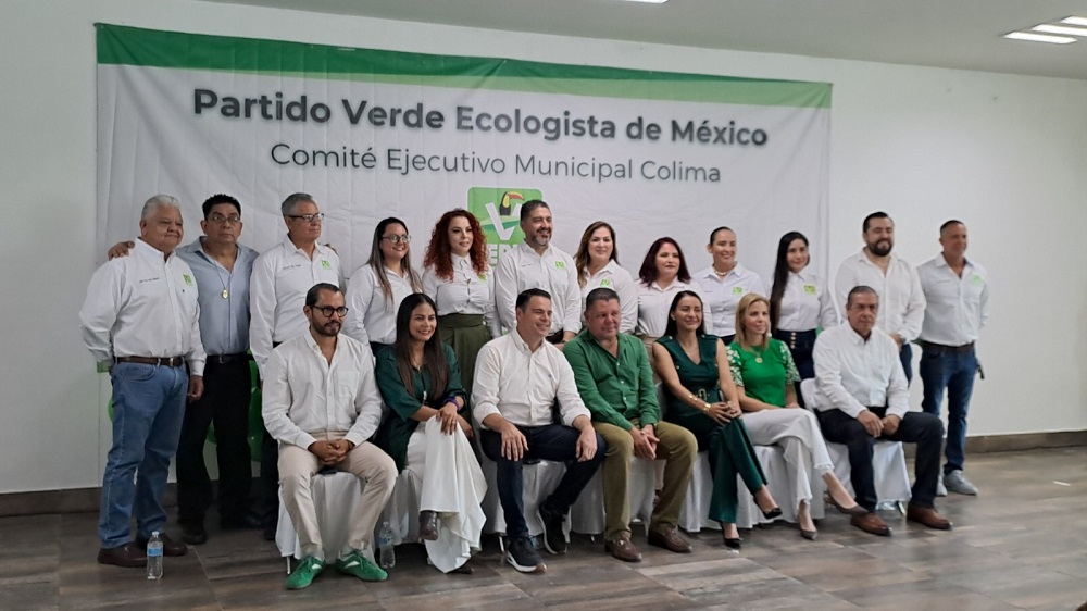 Rinde protesta nuevo Comité municipal del PVEM, lo encabeza Edgar Larios Carrasco