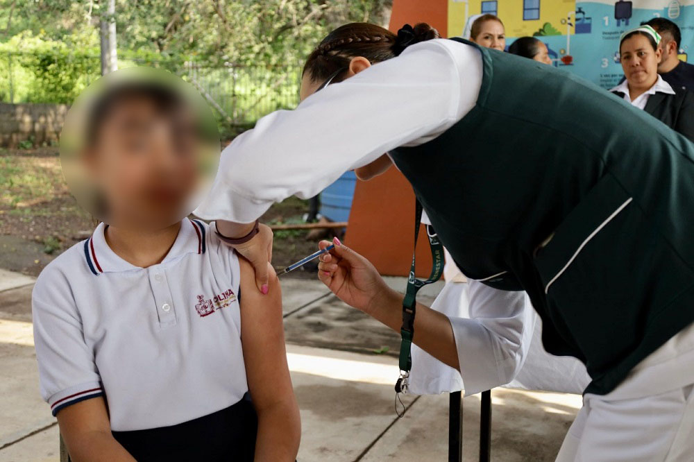 En Comala, arranca Salud Colima la campaña de vacunación contra el VPH