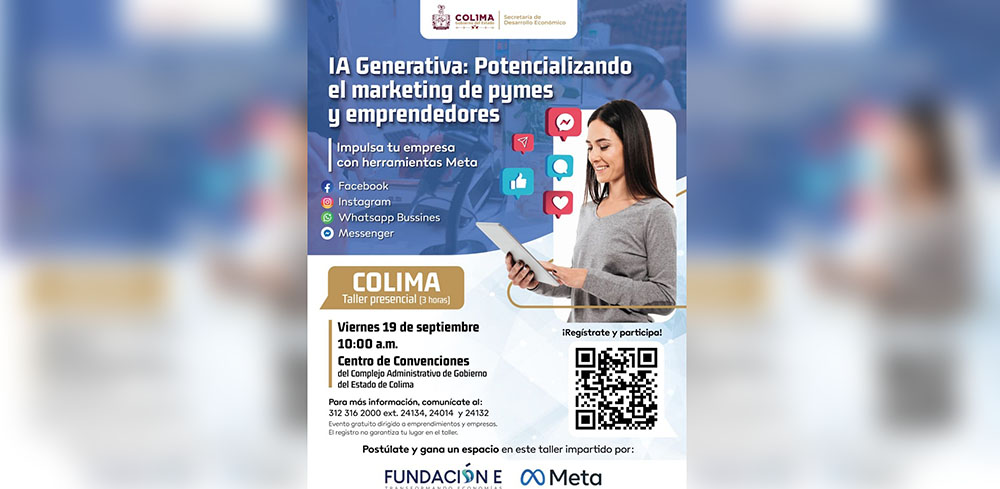 Sedeco invita a taller presencial gratuito sobre IA generativa y marketing digital para pymes y emprendedores