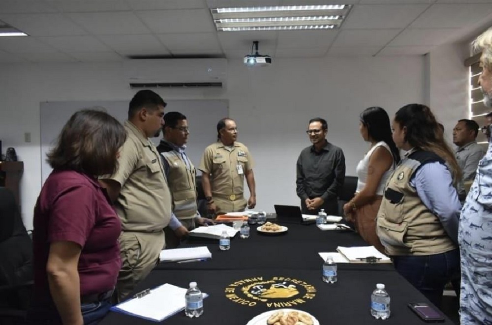 Marina en coordinación con autoridades y organizaciones avanzan en la creación del Sistema Arrecifal Artificial de Colima