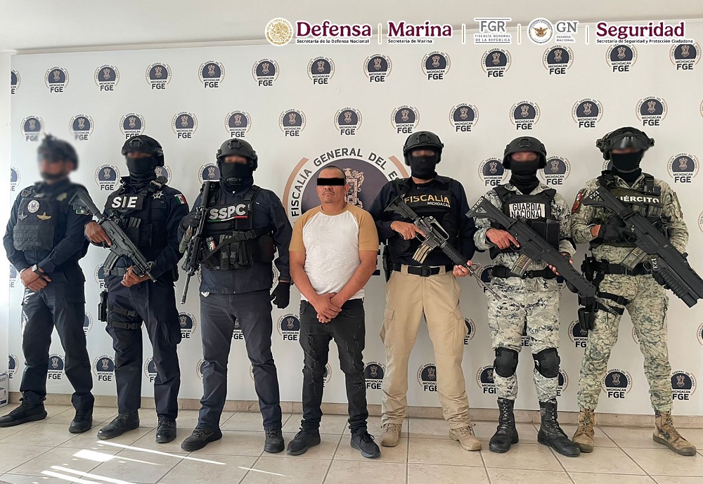 Detienen en Guanajuato a Genaro “N”, objetivo prioritario relacionado con homicidio y extorsión, entre otros delitos