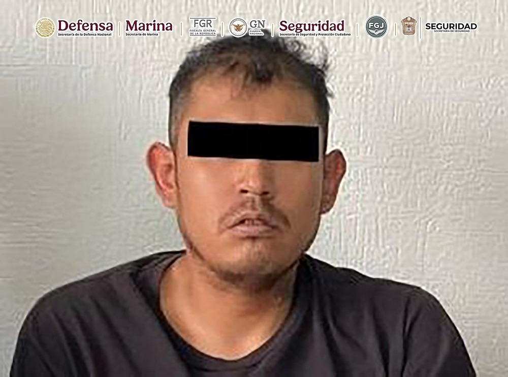 Autoridades federales detienen a Brayan “N” generador de violencia en el Estado de México