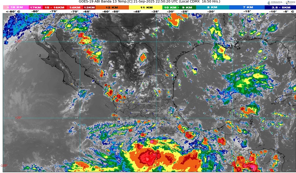 Se formó la Tormenta Tropical Narda, en Guerrero