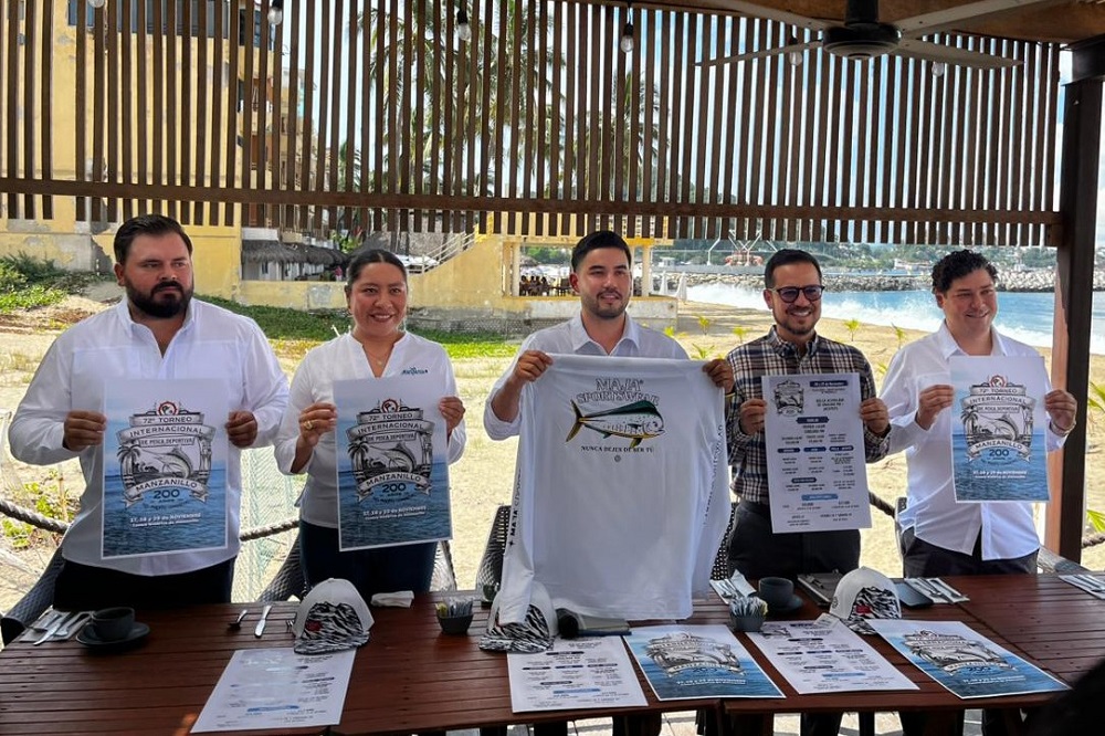 Subsectur y Ayuntamiento de Manzanillo presentan el 72° Torneo Internacional de Pesca Deportiva