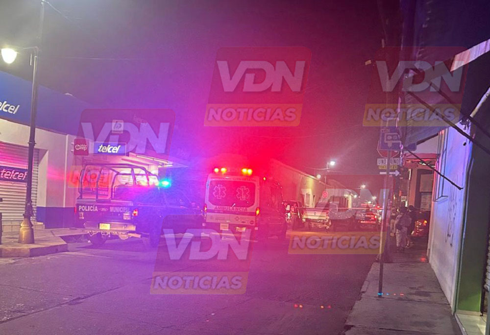 Asesinan a un hombre en la zona centro de Colima