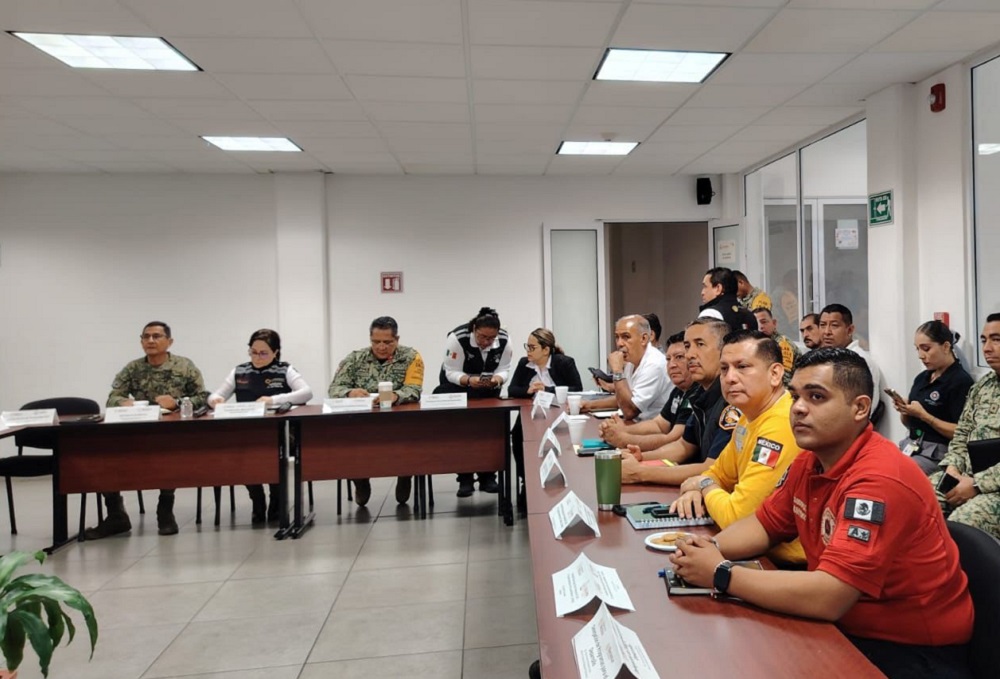 Unidad Municipal de PC Colima participa en la instalación del Centro de Monitoreo ante la formación de la tormenta tropical “Priscila”