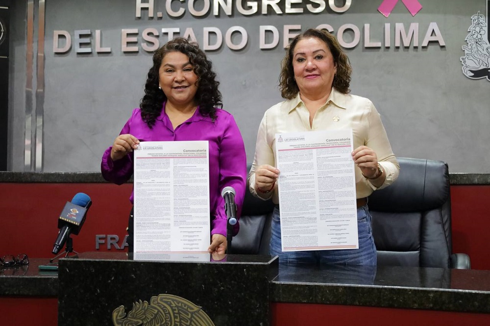 Anuncian edición 2025, del Premio Estatal a la Gastronomía Tradicional Colimense «María Dolores Márquez Amezcua»