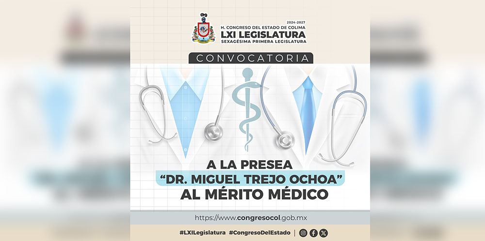 Continúa abierta la convocatoria a la Presea “Miguel Trejo Ochoa” 2025
