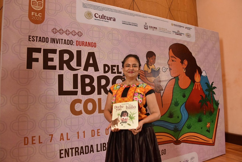 Exitosa participación de la escritora Natalia Toledo en la Feria del Libro Colima 2025