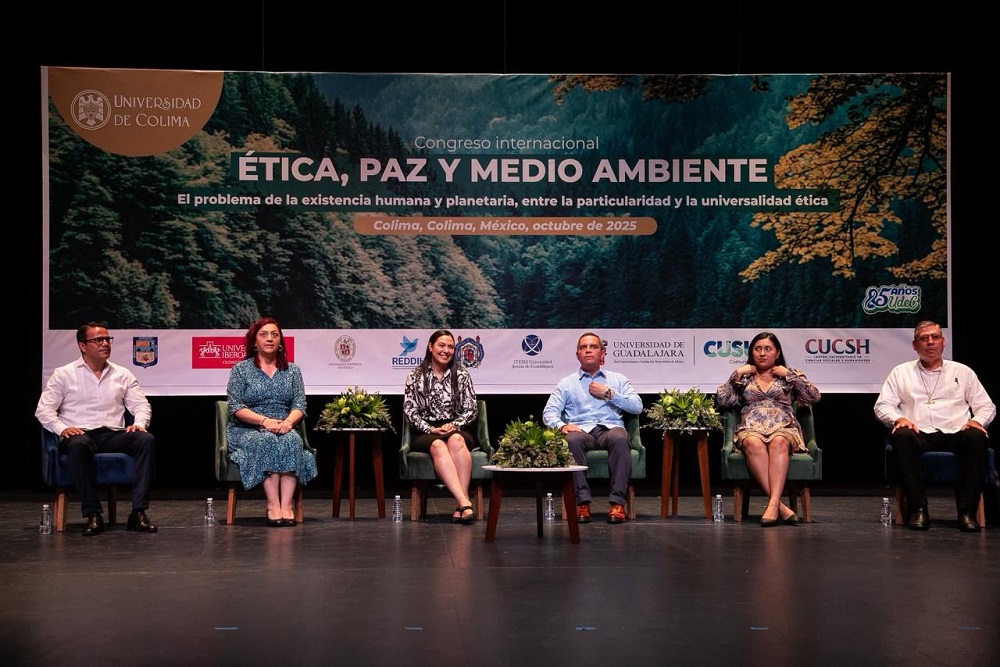 Indira Vizcaíno inaugura Congreso Internacional sobre Ética, Paz y Medio Ambiente, convocado por la UdeC