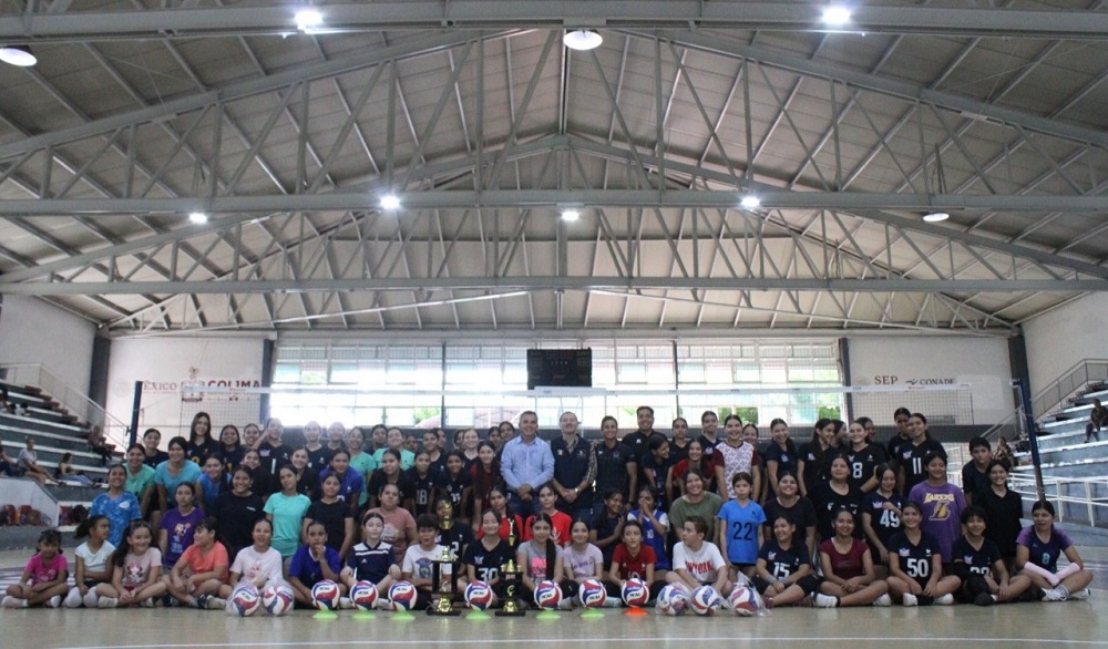 Gobierno del Estado de Colima realiza Encuentro de Voleibol, en la Jornada Nacional por la Paz y contra las Adicciones