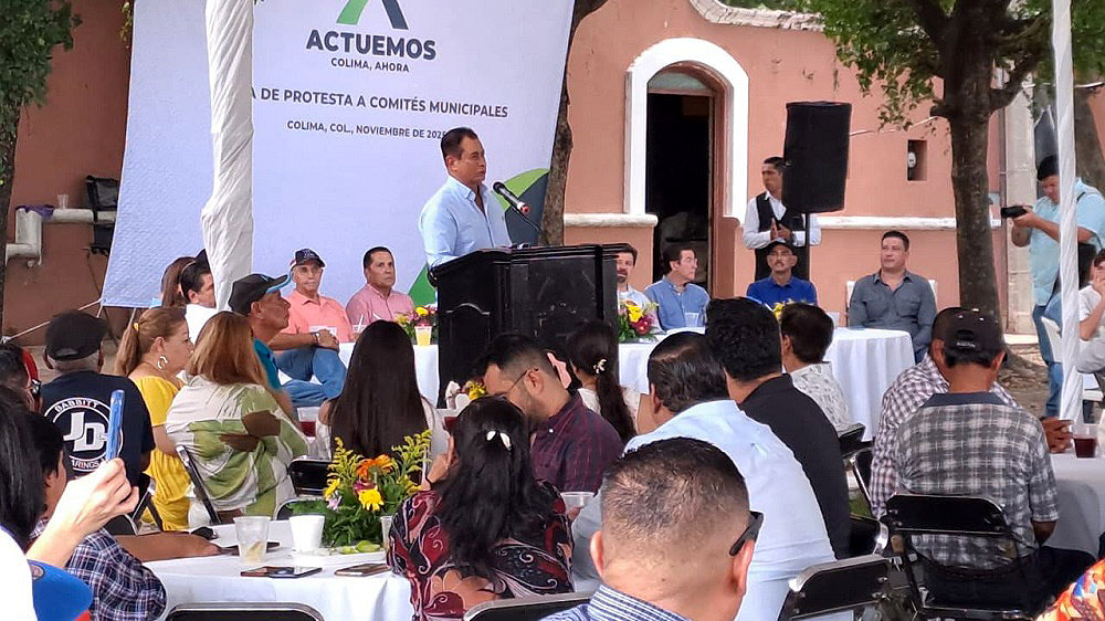 Toma protesta Mario Anguiano a más de 450 integrantes de ‘Actuemos. Colima, Ahora’