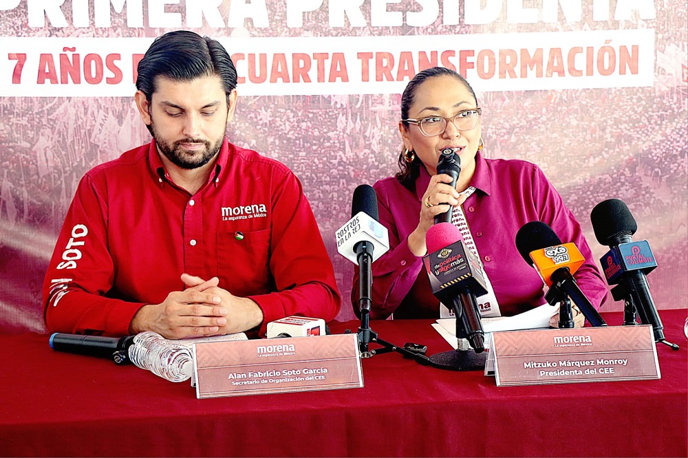 Humanismo y empatía distinguen al Gobierno de Claudia Sheinbaum: Morena Colima