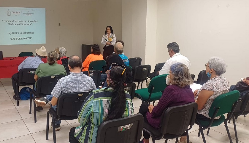 Gobierno del Estado de Colima impulsa el programa ‘Sabiduría Digital’ para fortalecer inclusión tecnológica de personas mayores