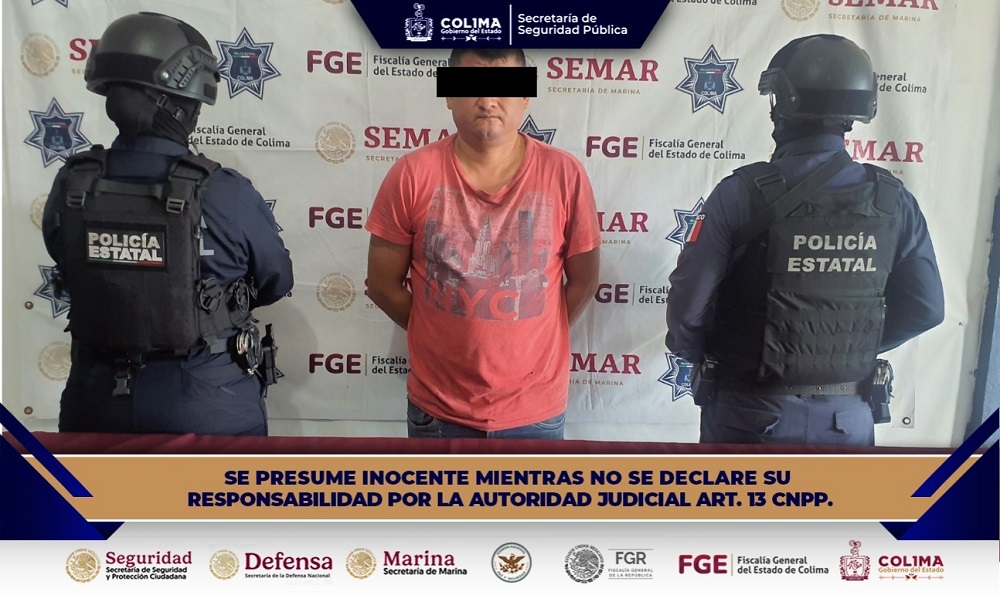 SSP Colima detiene a un masculino por delito de abuso sexual