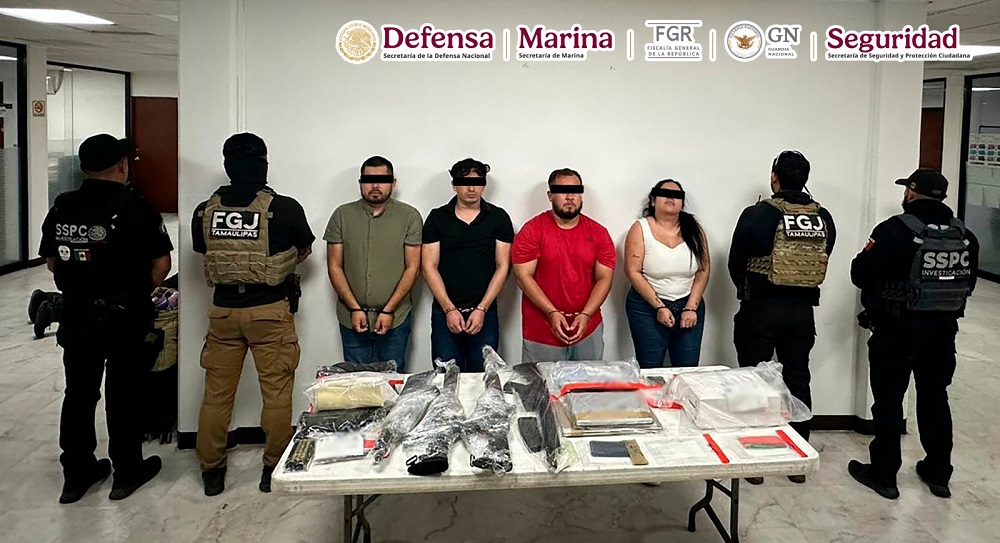 En Tamaulipas detienen a Juana “N” relacionada con tráfico de armas y lavado de dinero